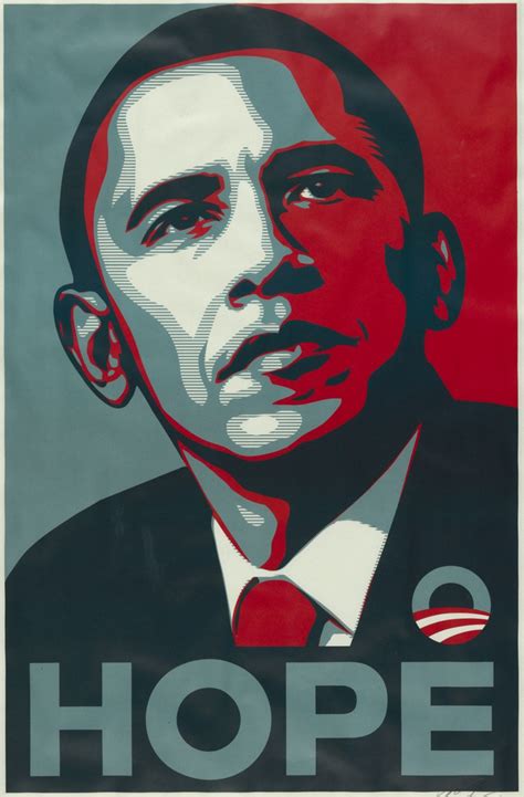 Barack Obama "Hope" Poster | The Art Institute of Chicago