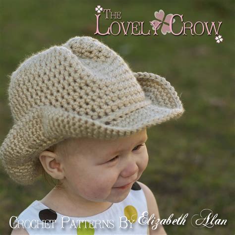 Baby Crochet Pattern Cowboy Hat for BOOT SCOOT'N Cowboy