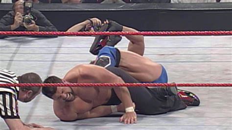 Ken Shamrock vs. Steve Blackman - Intercontinental Championship Tournament - Raw, October 12 ...