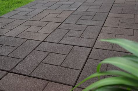 Interlocking Patio Rubber Floor Tiles Xj-sbr-dbr003 | Rubber Gym Tiles...