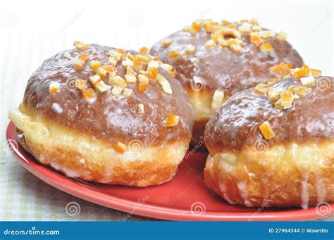 Closeup of polish donuts. stock photo. Image of fast - 27964344