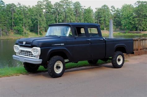 1960 Ford Crew Cab F250 4x4 | Ford crew cab, Classic ford trucks, Ford pickup trucks