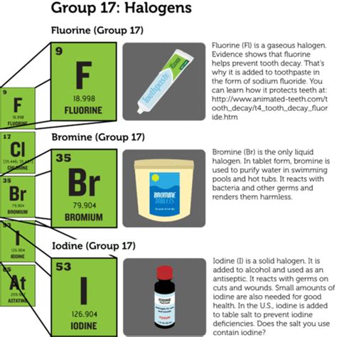 Halogens ( Read ) | Physical Science | CK-12 Foundation