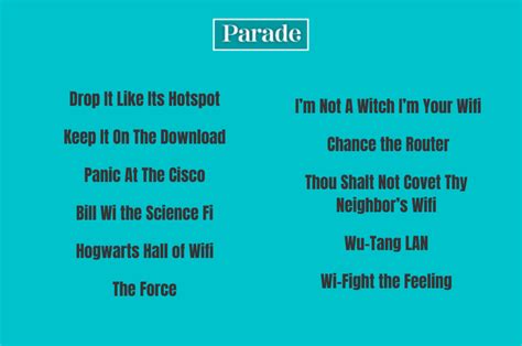 150 Funny WiFi Names (2023) - Parade