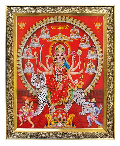 Buy Koshtak Durga Maa/nav Durga on Tiger MATA vaishno Devi pindi roop ...