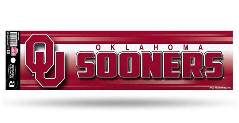 Oklahoma Sooners Decal Bumper Sticker Glitter | Bumper stickers ...