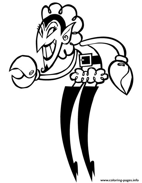 Powerpuff Girls Bad Guy Character Him Coloring page Printable