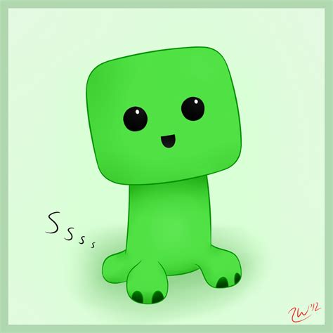 Baby Creeper by peachiekeenie on DeviantArt | Minecraft posters ...