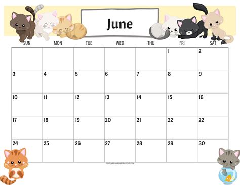 Cute Cats 2019 Calendar Printable Planner PDF with Free 2018 | Etsy