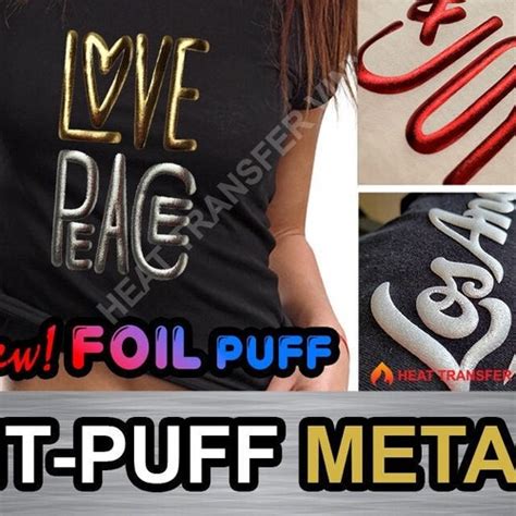 3d Puff Heat Transfer Vinyl - Etsy