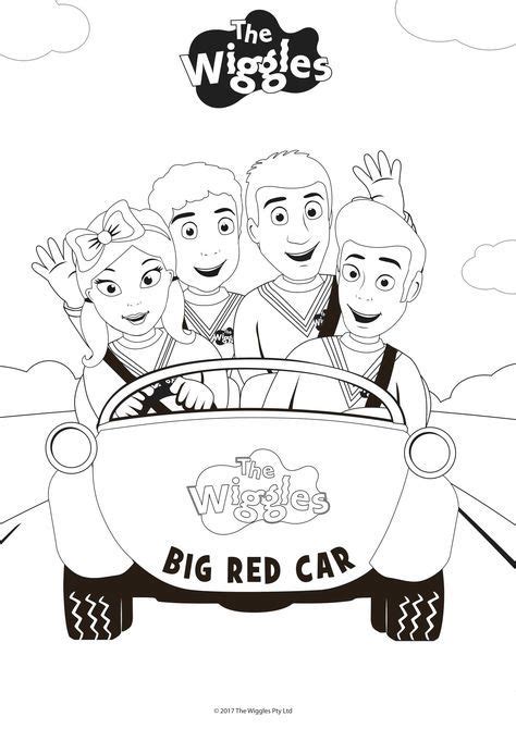 Wiggles Coloring Pages Get Your Red Yellow Purple And Blue Crayons Ready Color | Wiggles ...