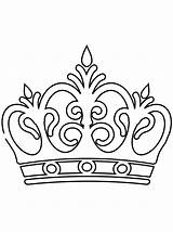 Printable Crown Coloring Pages sketch template