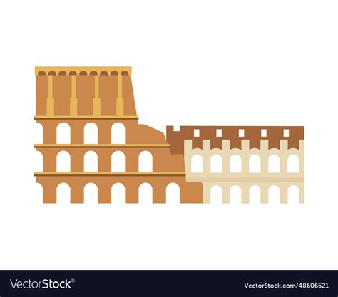 Rome colosseum icon Royalty Free Vector Image - VectorStock