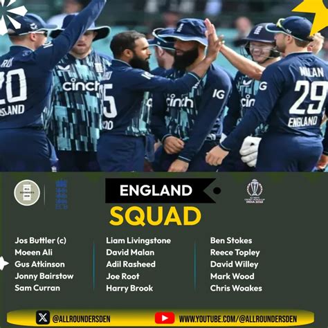 England squad for cricket world cup 2023 [Announced] - Cricket Worlds