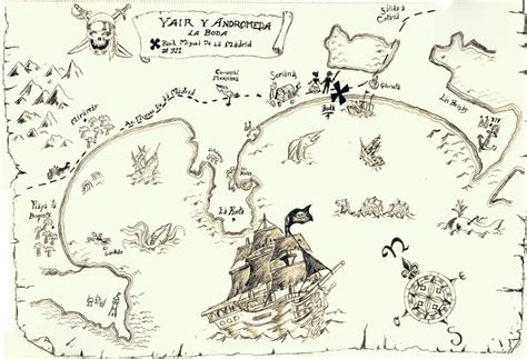 Treasure Map Drawing at GetDrawings | Free download