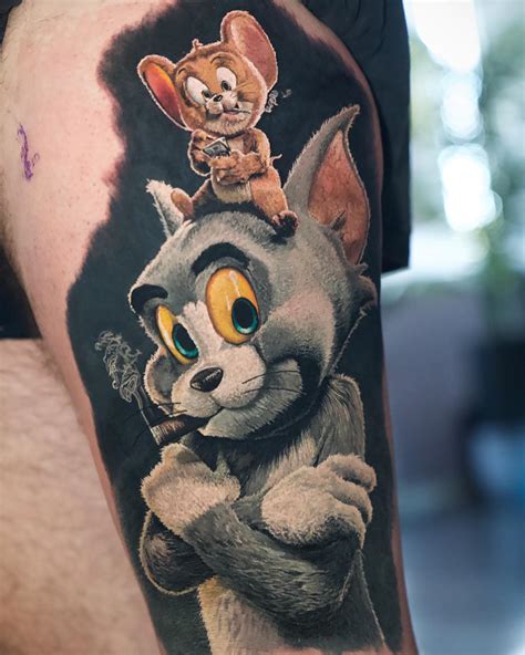 Tom and Jerry Tattoo - Best Tattoo Ideas Gallery