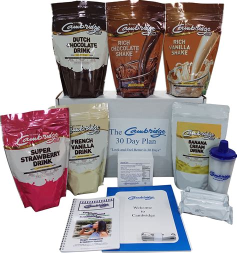 Buy 30 Day Sampler Pack Original 330 CAMBRIDGE Diet Plan Shakes Online ...