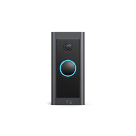 Ring Video Doorbell Wired in Black | Nebraska Furniture Mart