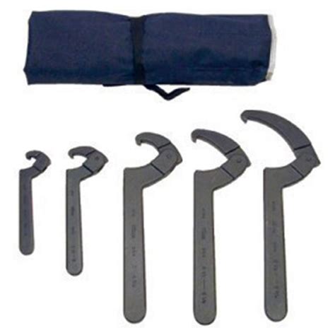 Martin Tools SHW5K Adj. Hook Spanner Wrench Set - Walmart.com