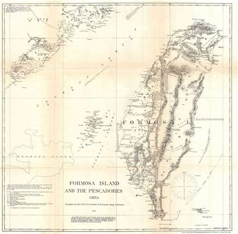 Formosa Island and the Pescadores China.: Geographicus Rare Antique Maps