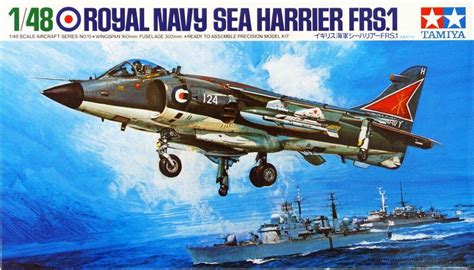 Tamiya 1/48 Royal Navy Hawker Sea Harrier FRS.1 Plastic Model Kit