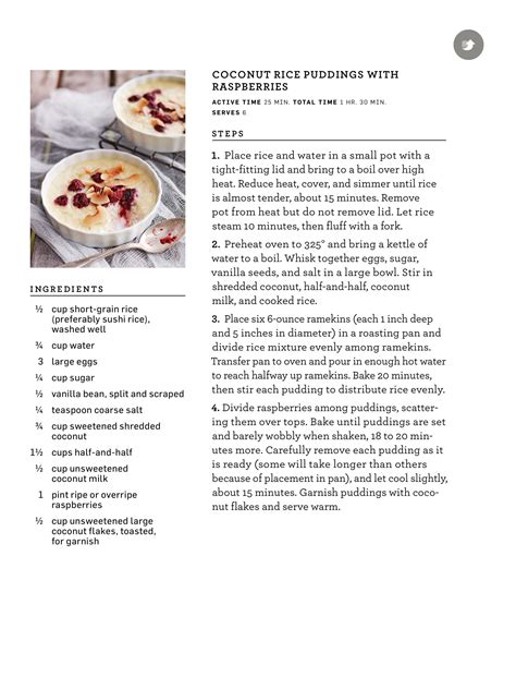 Martha Stewart: Rice Pudding :) | Coconut rice pudding, Cooking, Food