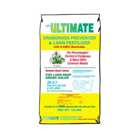 Ultimate Fertilizer 116 Crabgrass Preventer & Lawn Fertilizer with ...