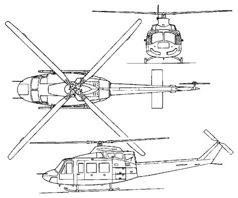 Bell 412, pictures, technical data, history - Barrie Aircraft Museum