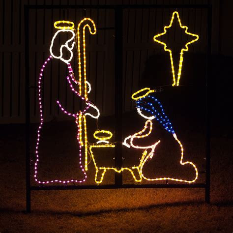 Outdoor Decoration - Nativity Manger Scene