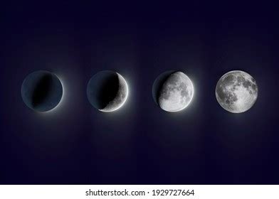 Moon Phases Night Sky Stock Photo 1929727664 | Shutterstock