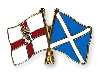 Crossed Flag Pins Northern-Ireland-Scotland Flags