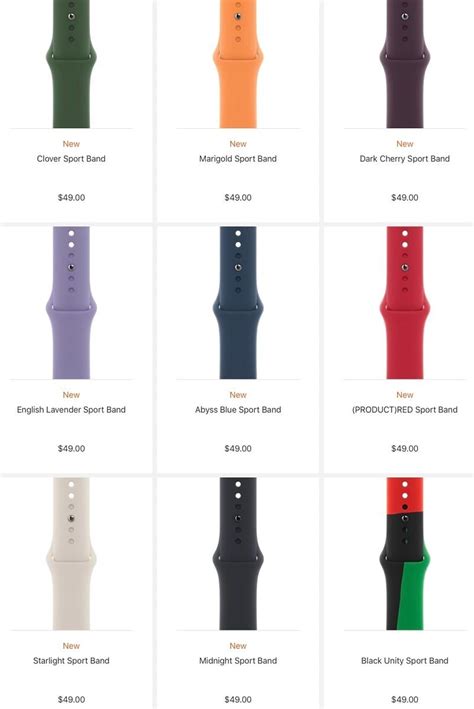 Apple Watch Series 7: Here are all the Colors and Official Band Options