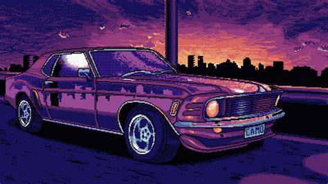 8 Bit Mustang 4k mustang wallpapers, hd-wallpapers, fondos de pantalla de arte digital ...