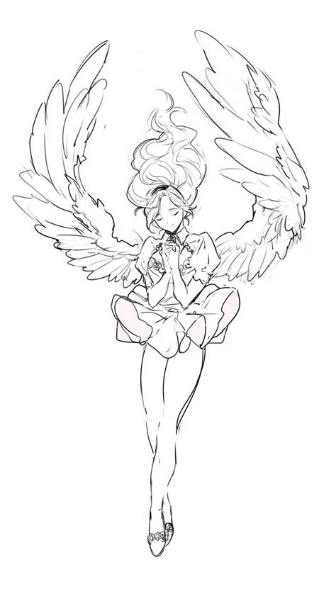 Image result for angel poses drawing | Drawings, Art sketches, Art ...