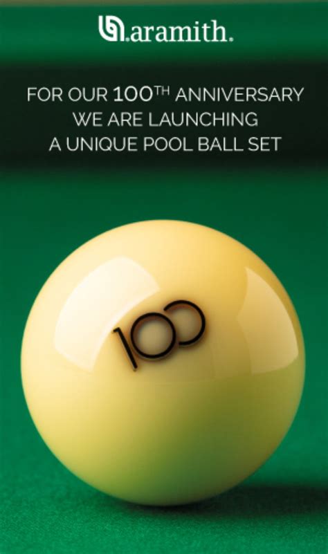 Aramith 100 | Coming Soon | Pool Tables Online