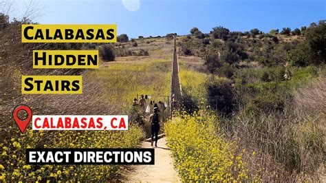 Hiking Calabasas Hidden Stairs - Exact Directions, Parking - YouTube