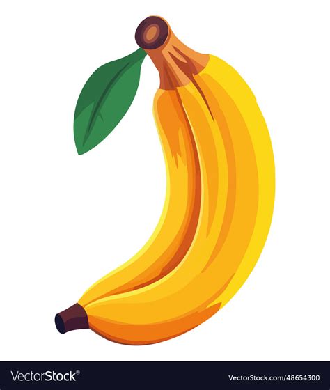 Yellow banana design Royalty Free Vector Image