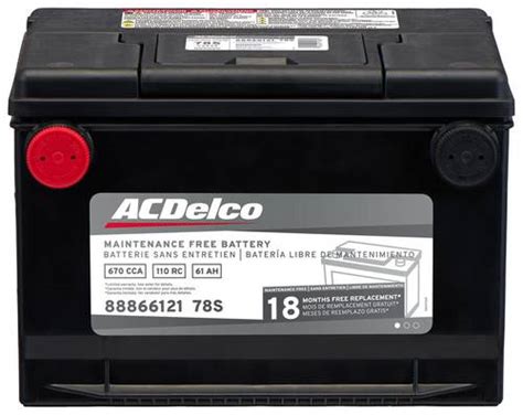 ACDelco Battery Group Size 78 78S | O'Reilly Auto Parts