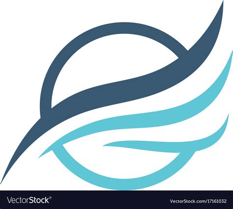 Water Flow Vector Logo