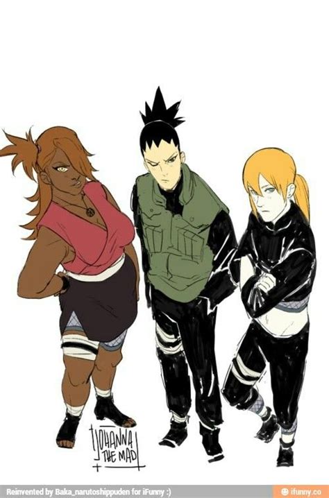 Team shikadai adults | Anime naruto, Boruto characters, Shikadai