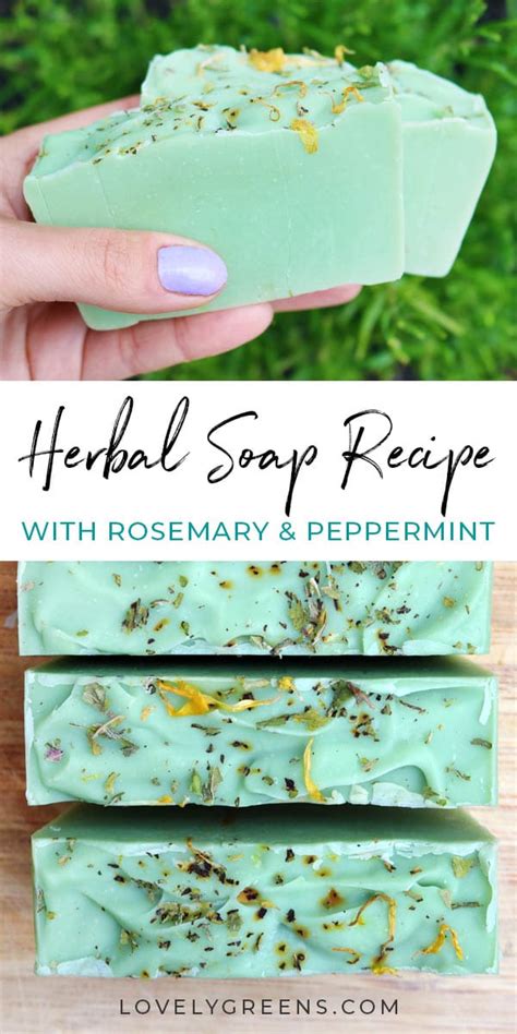 How to Make Herbal Soap with Rosemary and Peppermint