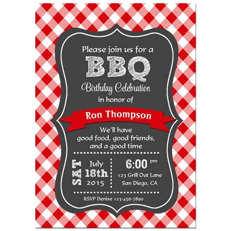 Items similar to BBQ Invitation Printable or Printed with FREE SHIPPING - Baby Q Baby Shower ...