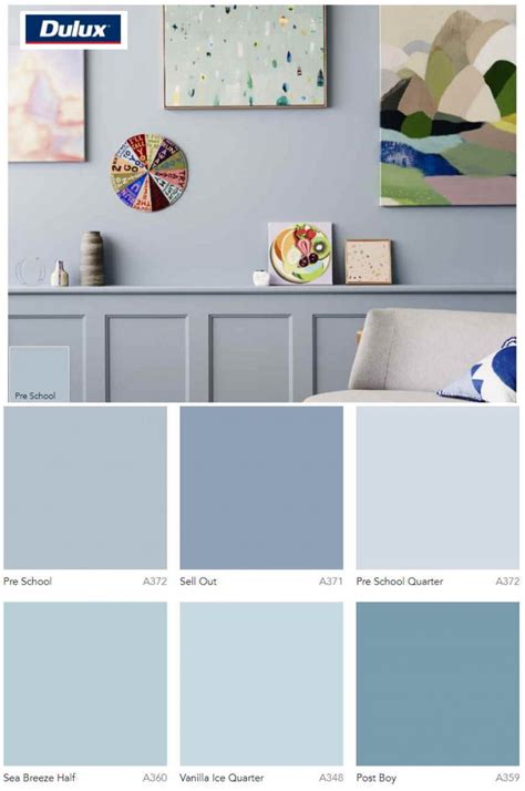 Dulux Blue Paint Colours - Interiors By Color