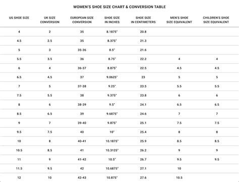 Sizing Resources and Information | DSW