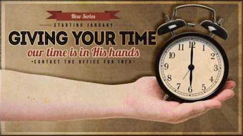 Church Preaching Slide: Giving Your Time - SermonCentral.com