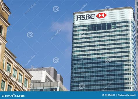 London, Uk - 6th April 2017: HSBC Bank HQ in the City of London. HSBC ...