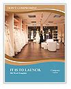 Bridal Shop Displays Elegant Wedding And Evening Gowns On Mannequins ...