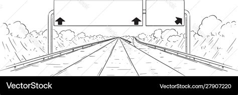 Top 144+ highway sketch latest - in.eteachers