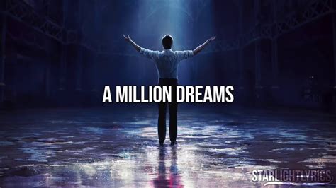 Lirik lagu ost the greatest showman - a million dream - YouTube