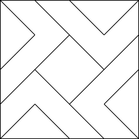 Geometric Block Pattern 51 | ClipArt ETC